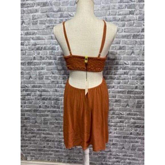 Rust Orange Mini Dress - Picture 8 of 8